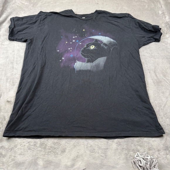 American Apparel Other - Black Cat Astronaut T-Shirt Men's 3XL